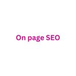 #on page # off page #SEO